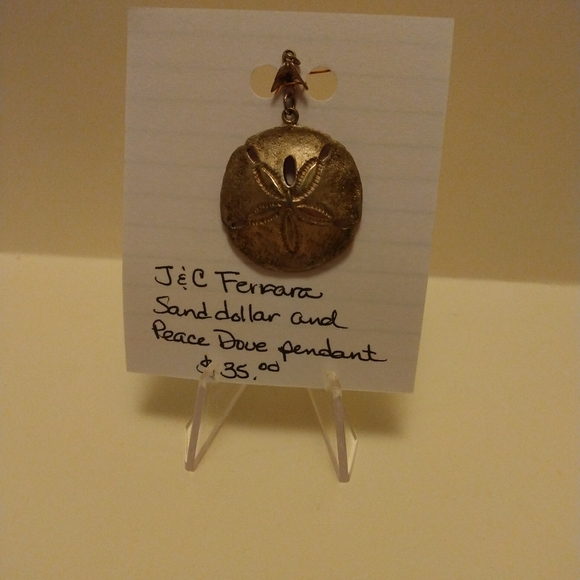 Vintage J & C Ferrara sterling silver pendant - Picture 1 of 1